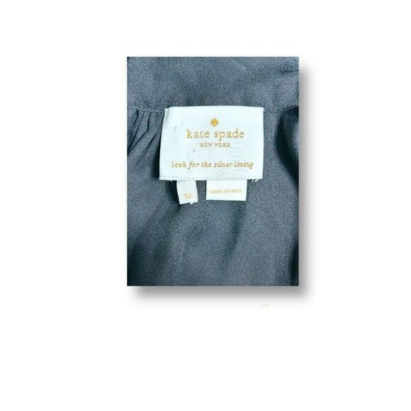 Kate Spade Black Velvet Bow Tuxedo Stripe Wide Leg Cropped Jumpsuit Old Money 14 - Picture 7 of 8